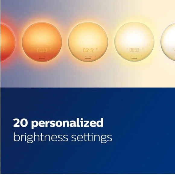 NWOB: Philips SmartSleep Sunrise Alarm Clock with Yellow Light - Picture 4 of 5